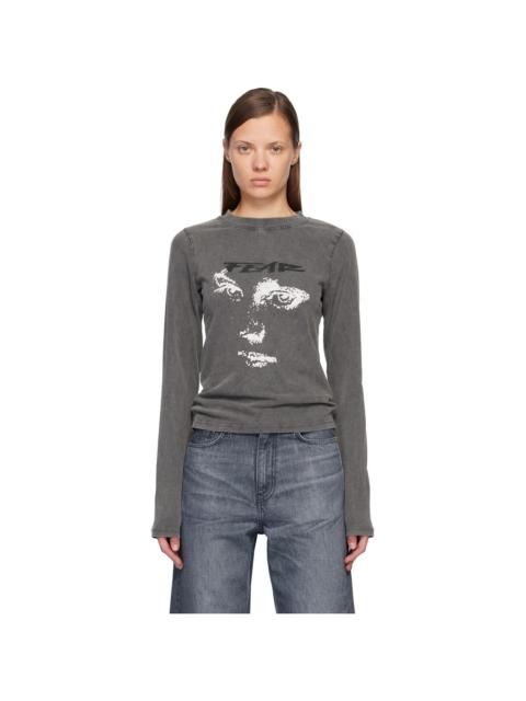 Gray Merch LS T-shirt