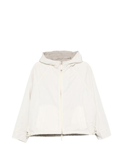 reversible hooded jacket