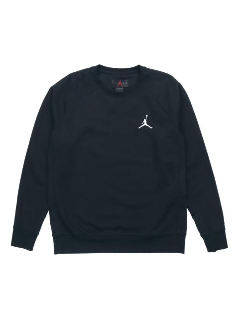 Air Jordan Fleece Lined Stay Warm Sports Round Neck Pullover Black DC6716-010