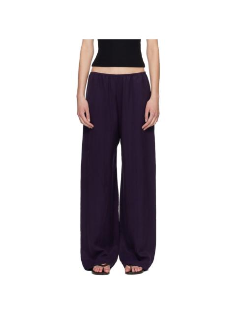 Purple Kim Pocket Trousers