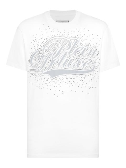 rhinestone-embellished T-shirt