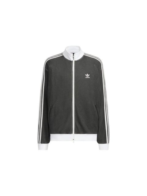adidas Knit Track Top Black