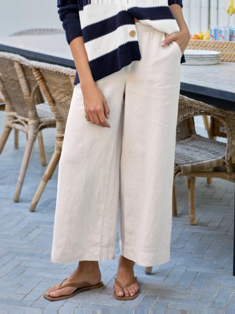 Wide-Leg Pull-On Pant