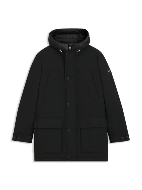 CROPPED DOWN JACKET WITH WATER-REPELLENT FINISH