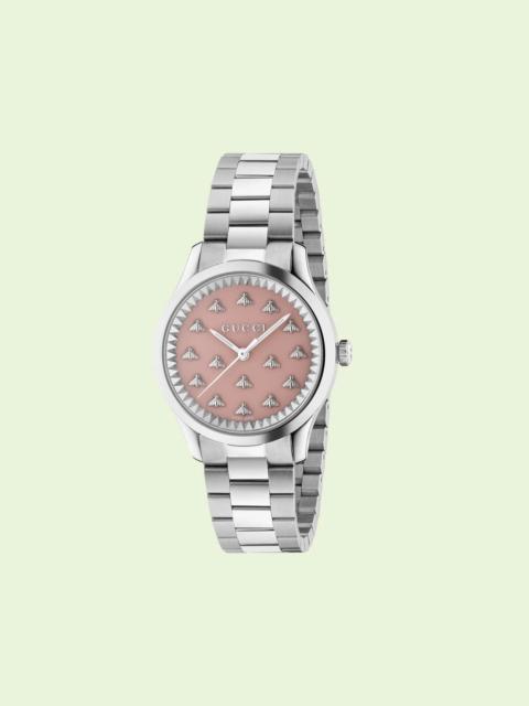 G-Timeless watch with bees, 32 mm