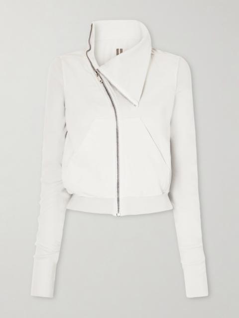 Cropped Organic Cotton-jersey Hoodie