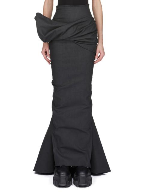 draped skirt