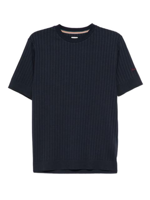 ribbed cotton T-shirt