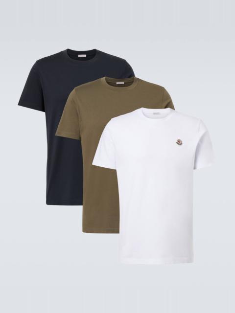Set of 3 cotton jersey T-shirts