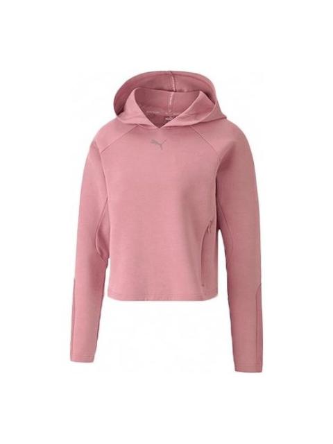 (WMNS) PUMA Evostripe Short Hoodie 'Pink' 585233-16