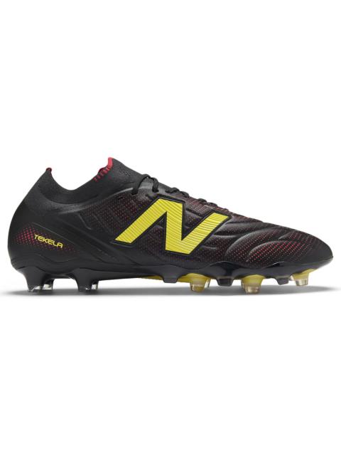 New Balance Tekela Elite Low FG v5 Black Punch Yellow Fire Cracker