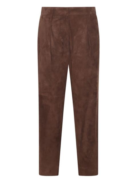 suede trousers