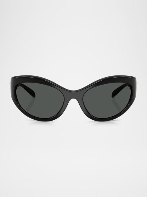 VE4485 Medusa Plastic Cat-Eye Sunglasses