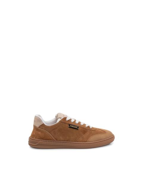 suede low-top sneakers