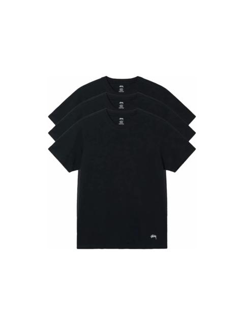 Stussy Undershirt Set (3 Pack) Black