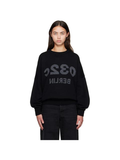 Black Selfie Sweater