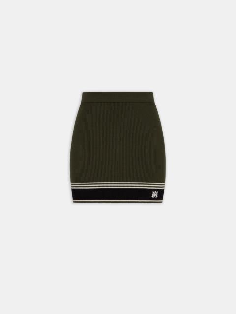 WOMEN'S MA STRIPE MINI SKIRT