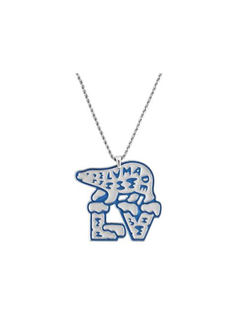 Louis Vuitton x Nigo Mountain Bear Necklace Silver