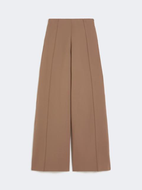 Scuba jersey trousers - BROWN