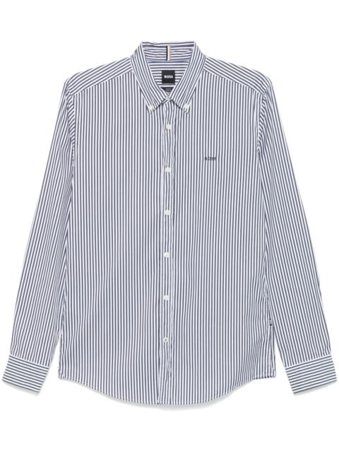 logo-embroidered shirt