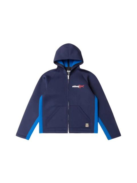 Stussy x Wales Bonner Neoprene Hoodie Navy