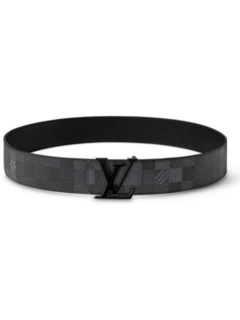 Louis Vuitton LV Initiales Damoflage 40mm Reversible Belt Black