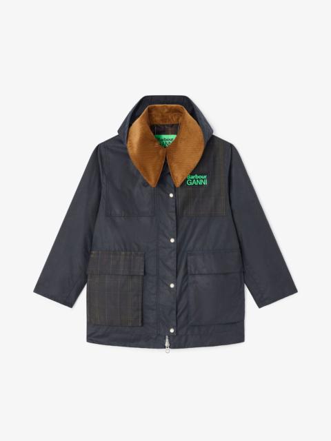 WAXED JACKET IN BLUE