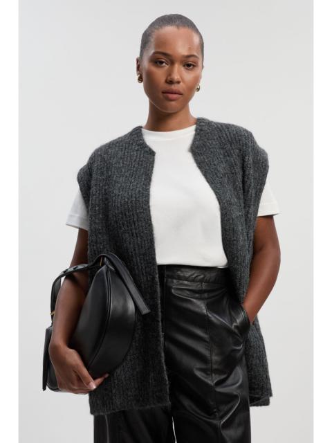 Plus Size Cosy Knit Waistcoat top