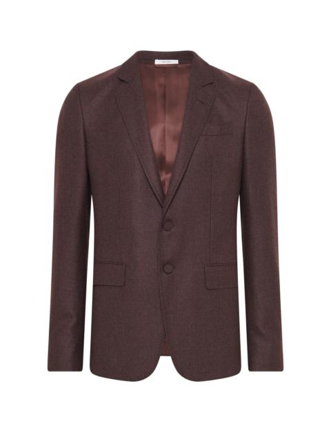 Irving Jacket in Burnt Sienna Virgin Wool Cashmere