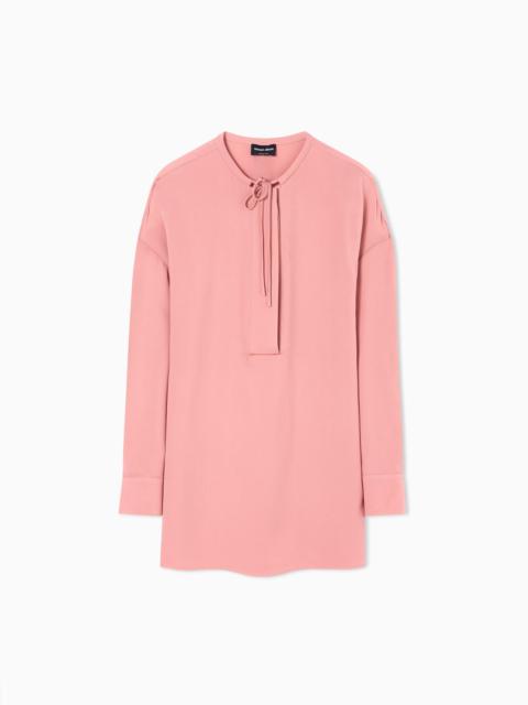 BLOUSE IN TRIPLE SILK GEORGETTE