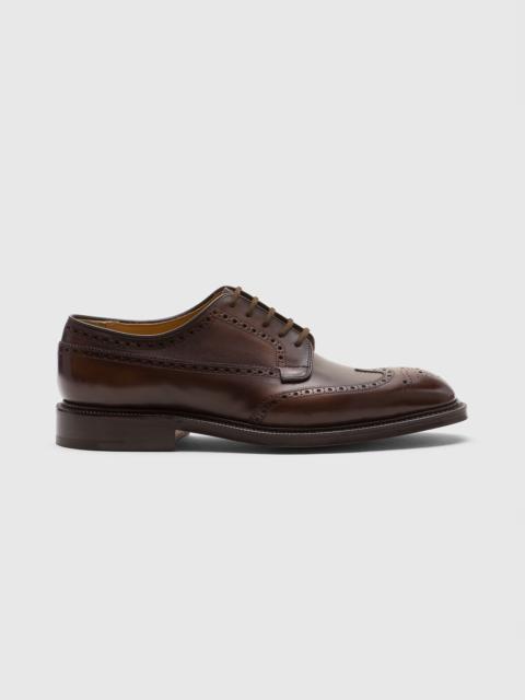 Bleached Calfskin Derby Brogue