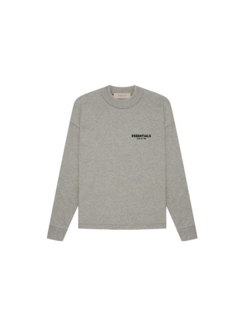 Fear of God Essentials SS22 Long Sleeve T-Shirt 'Dark Oatmeal' FOG-SS22-609