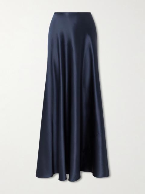 Antonia Silk-satin Maxi Skirt