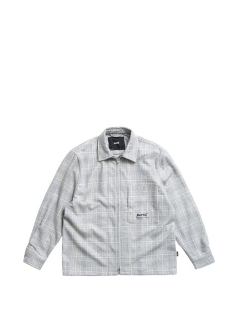 Samara checked zip shirt