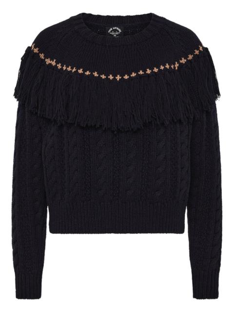 Clara tassle embroidered sweater