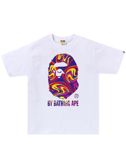 BAPE Marbling By Bathing Ape Tee 'White'
