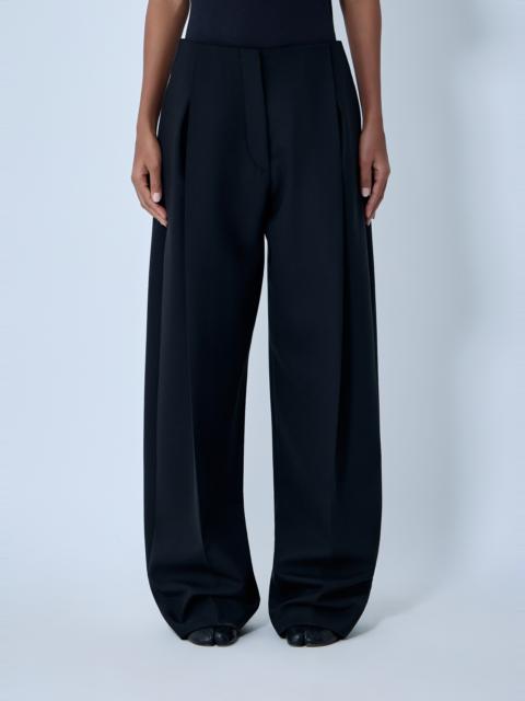 Wool-Blend Tailored Pants