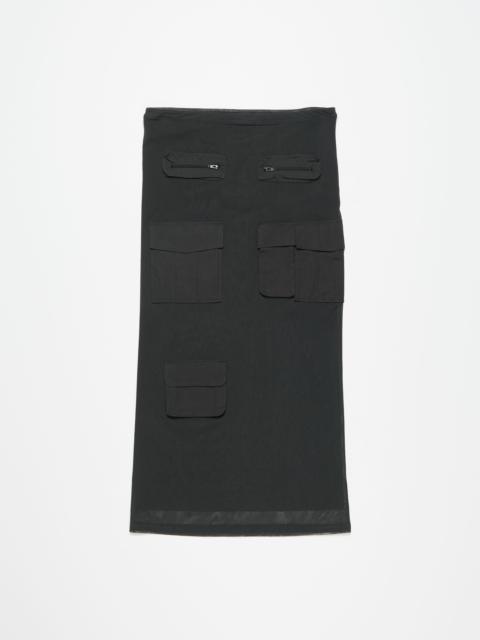 Cargo mesh skirt - Anthracite grey