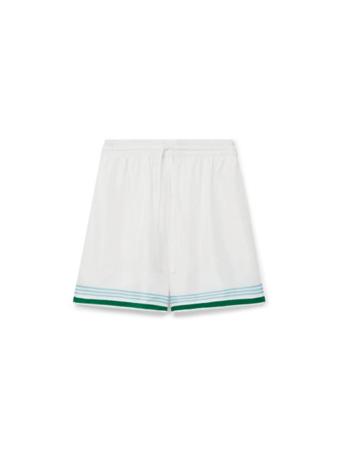Metaphysical Tennis Icon Silk Shorts | Casablanca Paris