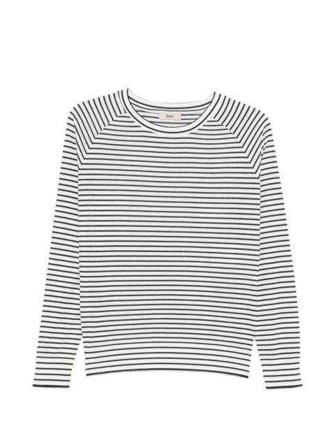 striped long-sleeve top