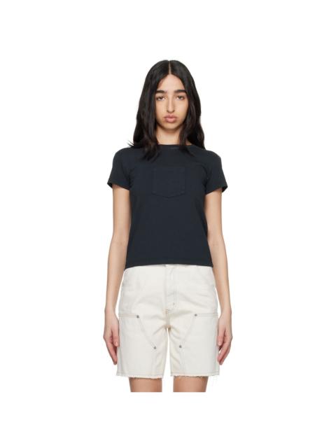 Black Heavy Cotton Jersey T-shirt