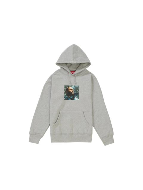 Supreme Marvin Gaye Hooded Sweatshirt Heather Grey