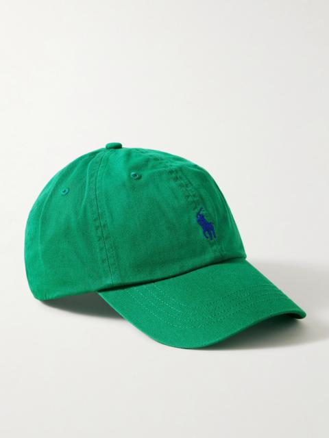 Embroidered Cotton-twill Cap