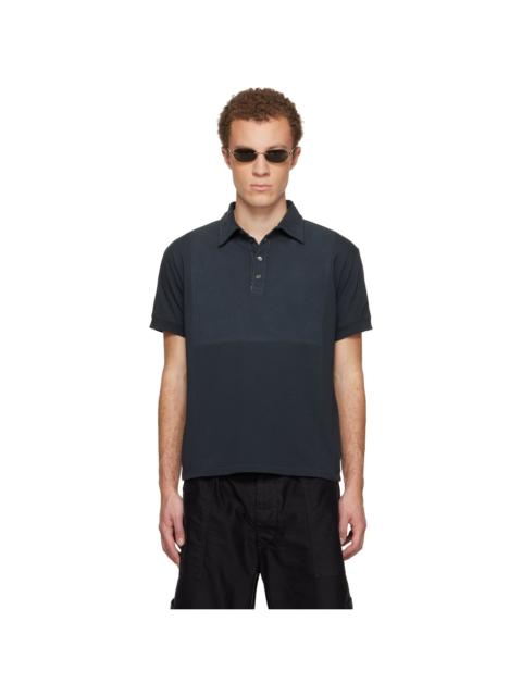 Black Faded Polo