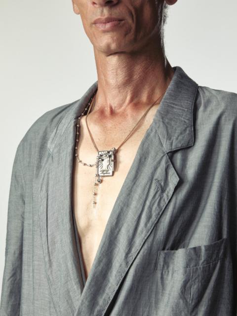 Santa Necklace Matt Silver - Magliano