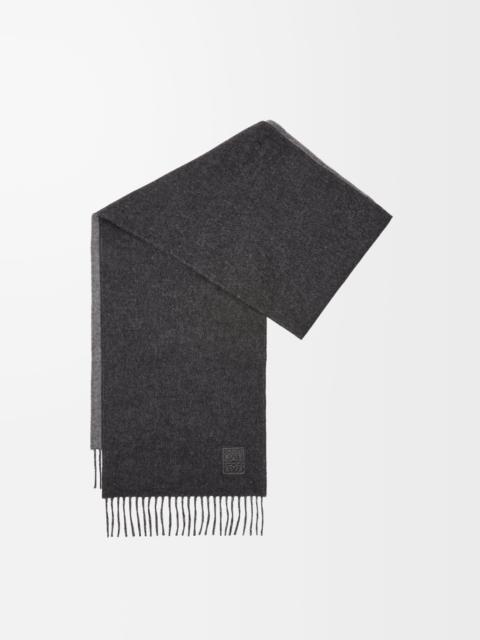 Scarf in wool and cashmere