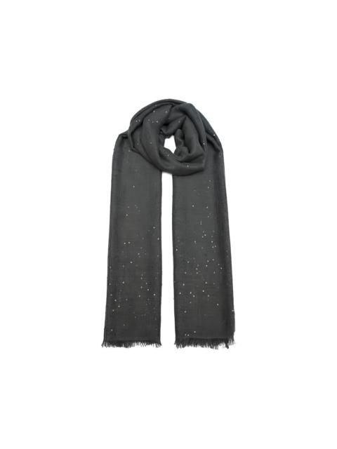 sequin-embellished scarf
