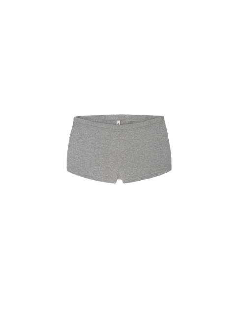 The Boyshort: Cotton Jersey Grey