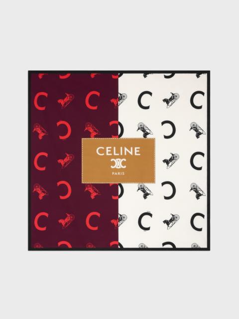 square IN silk twill