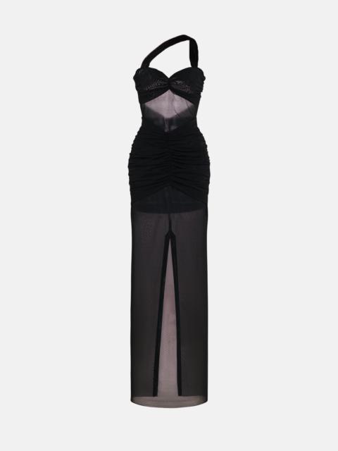 MESH EVENING DRESS